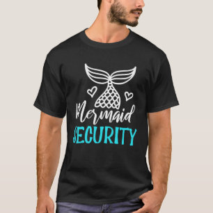 Camiseta Mermaid Security Profesional Natación En Piscina