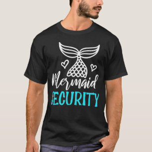Camiseta Mermaid Security Profesional Natación En Piscina