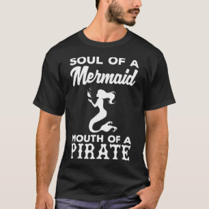 Camiseta Mermaid Soul Pirate Boca Funny Sirena