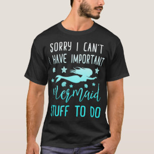 Camiseta Mermaid Stuff To Do Funny Summer Beach Vacation