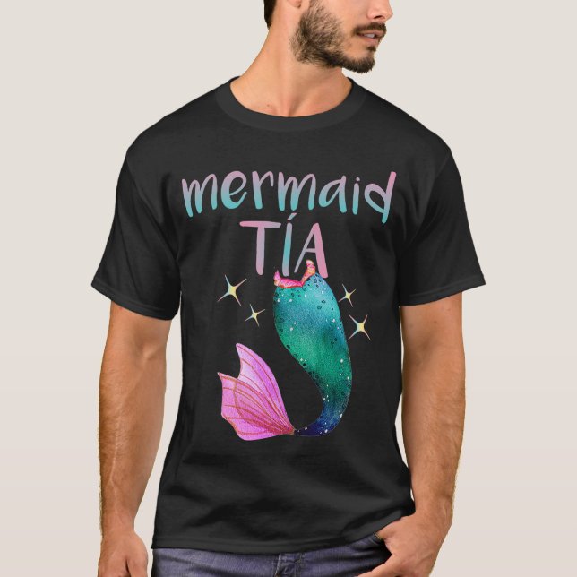 Camiseta Mermaid Tia española tía Mermaid Lover  (Anverso)