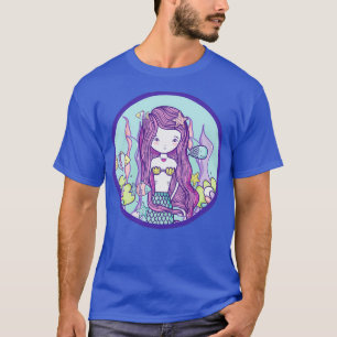 Camiseta Mermaid Underwater and Fish Scene Design sold by v