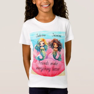 Camiseta Mermaids de nombres personalizados