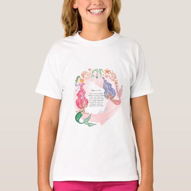 Camiseta MERMAIDS personalizado (Anverso)