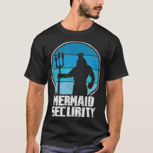 Camiseta Merman Merdad Seguridad de la Sirena Trident Swime