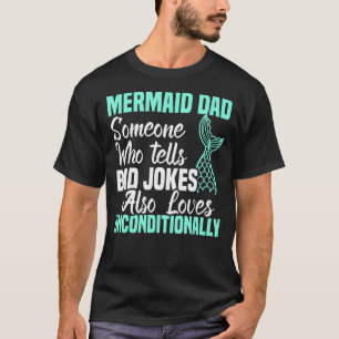 Camiseta Merman Mermaid Dad