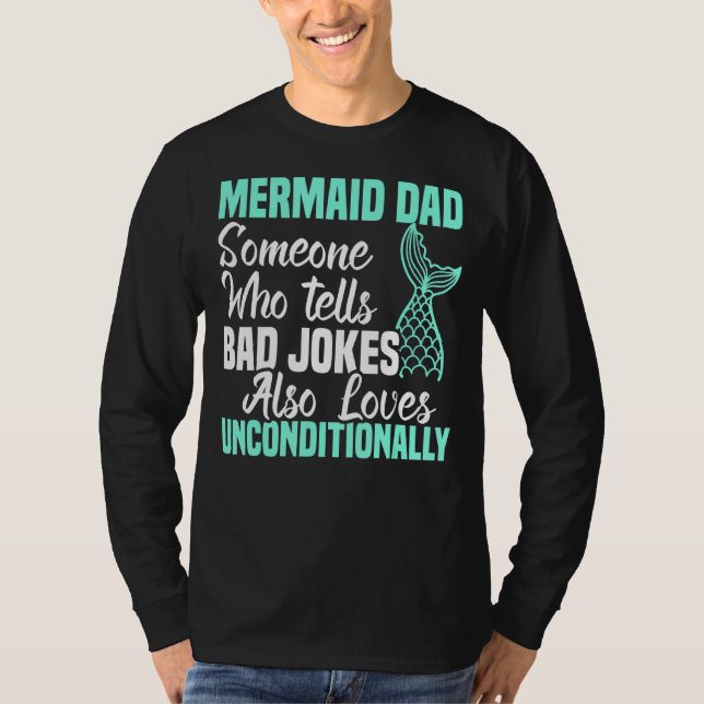 Camiseta Merman Mermaid Dad (Anverso)