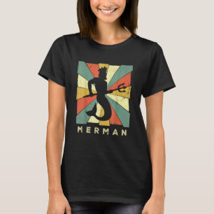 Camiseta Merman Vintage Retro Style I love Mermen Tee