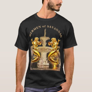 Camiseta Mermen de Savannah, Georgia. Fuente Forsyth Park