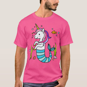Camiseta Mermicorn Mermaid Cute Diversión
