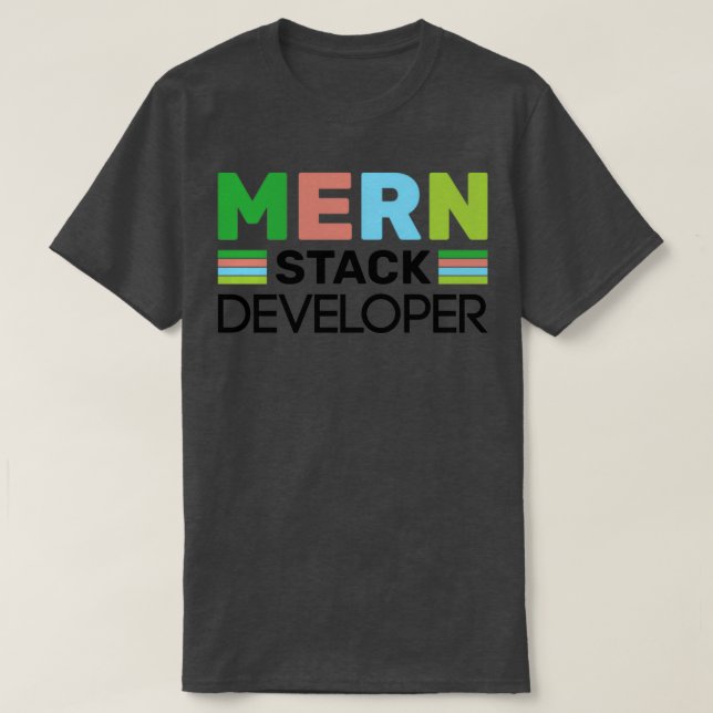 Camiseta MERN Stack Developer 1 (Diseño del anverso)