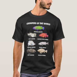 Camiseta Meros Del Mundo Pez Educativo Pescador P