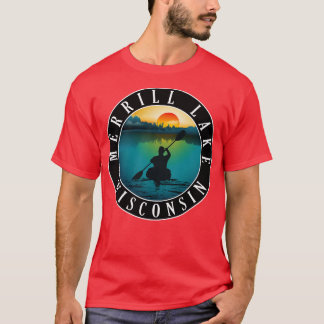 Camiseta Merrill Lake Wisconsin Kayaking