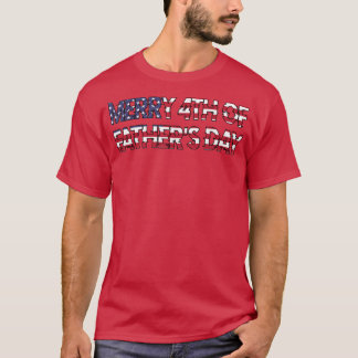 Camiseta Merry 4th Of Fathers Day funny flag usa american f
