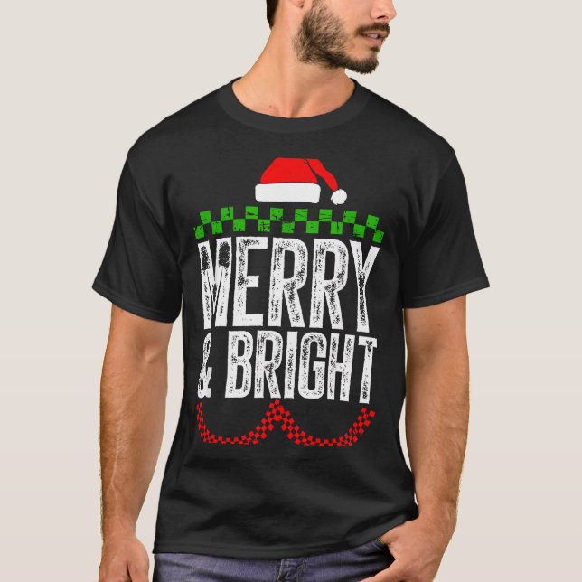 Camiseta Merry &amp; Bright Moody &amp; Uptight Matching Co (Anverso)