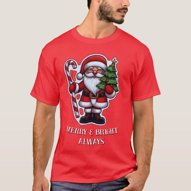 Camiseta Merry and Bright Always: Navidades especiales (Anverso)