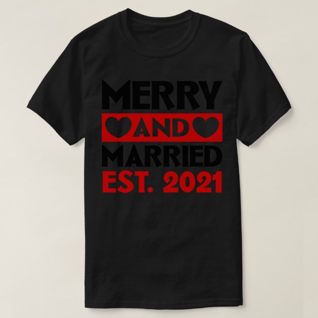 Camiseta Merry and Married 2021 1 (Diseño del anverso)