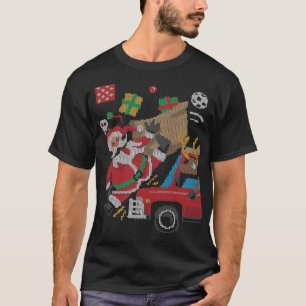 Camiseta Merry AntiChristmas Santa Claus Rudolph Ugly XMas