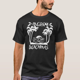 Camiseta Merry Beachmas Navidades En Julio