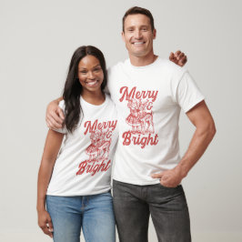 Camiseta Merry & Bright - Navidades