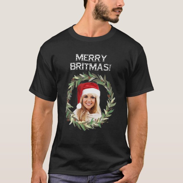 Camiseta Merry Britmas Un Navidad De Música Muy Navidad (Anverso)