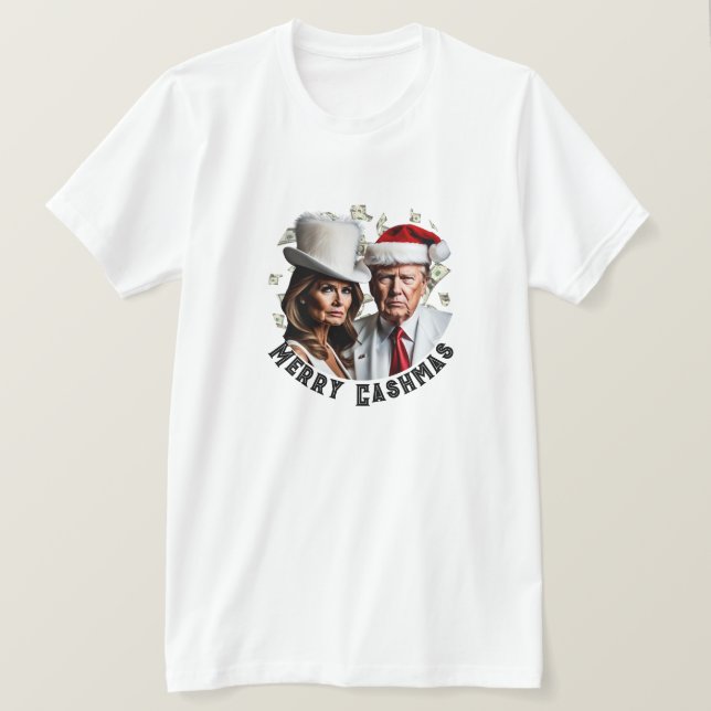 Camiseta Merry Cashmas Trump Navidades (Anverso del diseño)