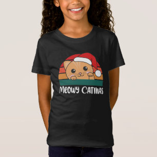Camiseta Merry Catmas Funny Cat Navidades Pun