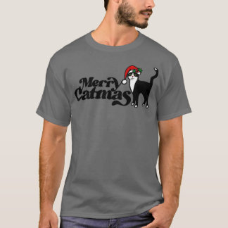 Camiseta Merry Catmas Navidades gatos gatitos Meow