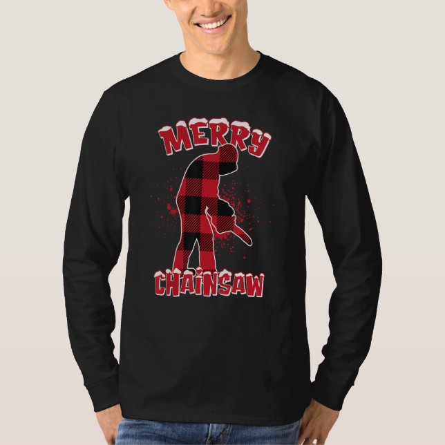 Camiseta Merry Chainsaw   For Chainsaw Aficionados (Anverso)