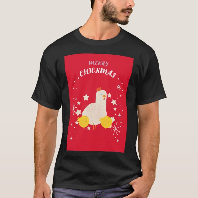 Camiseta Merry Chickmas (Anverso)