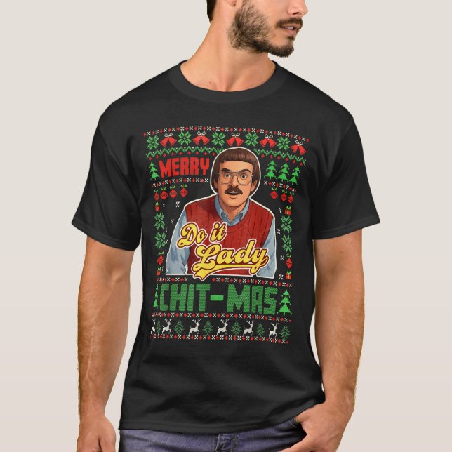 Camiseta Merry Chit-mas  (Anverso)