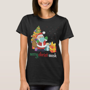 Camiseta Merry Christ-Mask Shirt, Navidades en cuarentena
