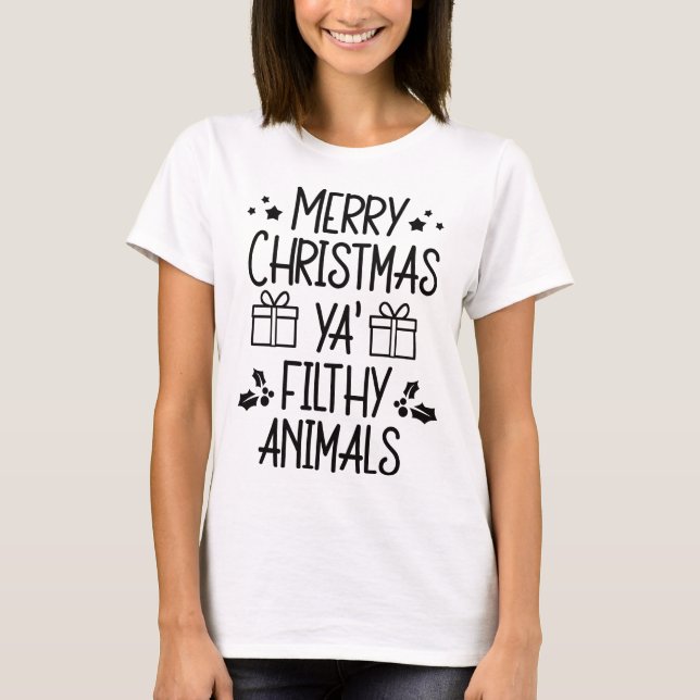 Camiseta Merry Christmas (Anverso)