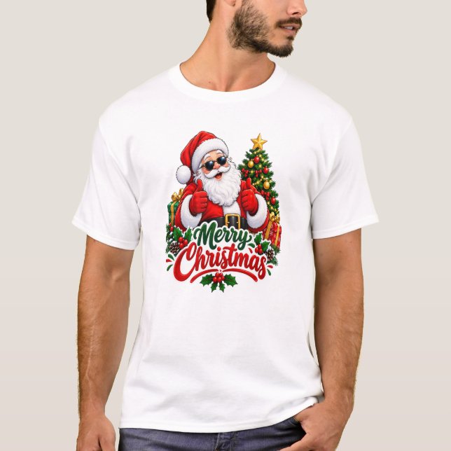 Camiseta merry christmas (Anverso)