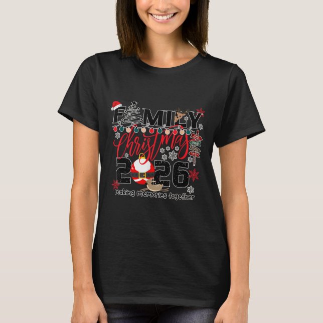 Camiseta Merry Christmas 2026 Women, Men Shirt  (Anverso)