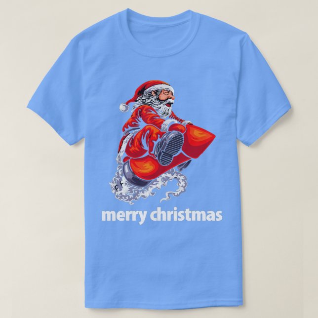 Camiseta Merry Christmas And Happy New Year Humor Santa Cla (Diseño del anverso)