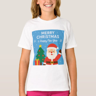 Camiseta Merry Christmas and Happy New Year - Santa