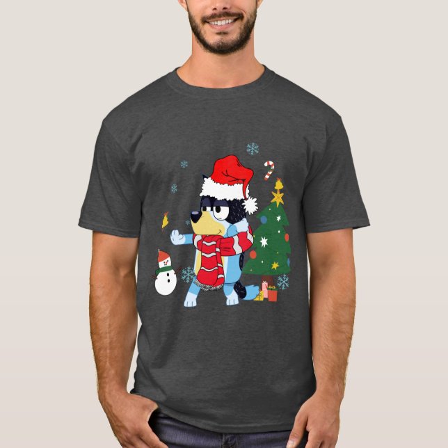 Camiseta Merry Christmas Bandit Dad gift retro friend (Anverso)