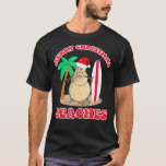 Camiseta Merry Christmas Beaches Snowman Surfboard Summer B<br><div class="desc">Merry Christmas Beaches Snowman Surfboard Summer Beach.</div>