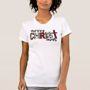 Camiseta Merry CHRISTmas Buffalo Placa