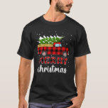 Camiseta Merry Christmas Buffalo Truck Tree Red Plage for<br><div class="desc">Feliz Navidad Buffalo Camión Árbol Rojo Tapado Para Camisas Hombres</div>