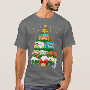 Camiseta Merry Christmas Camping Lover Funny Camper Christm