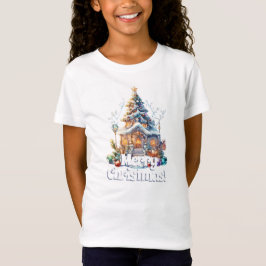 Camiseta Merry Christmas Candy House
