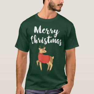 Camiseta Merry Christmas Deer