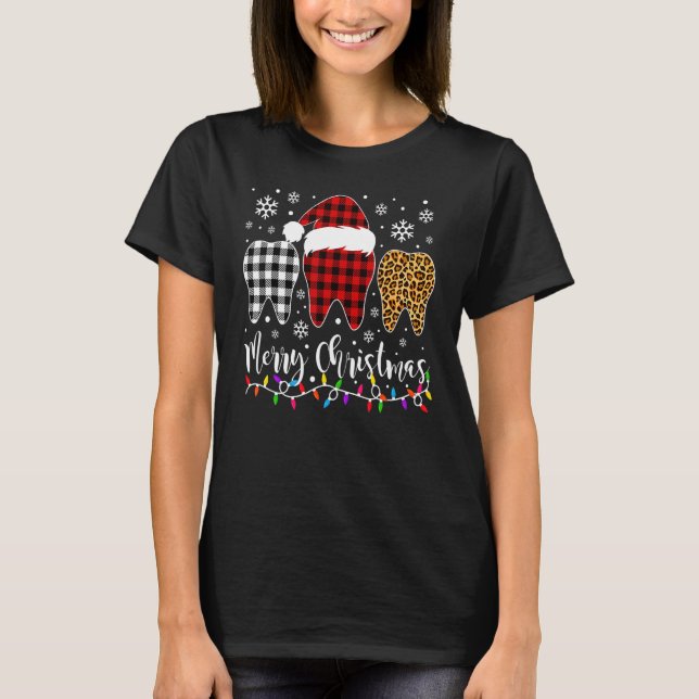 Camiseta Merry Christmas  Dental Christmas (Anverso)