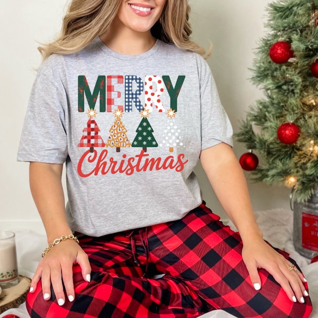Camiseta Merry Christmas Festive Retro Christmas Design (Subido por el creador)