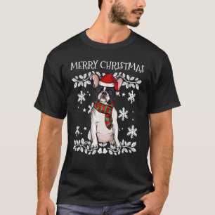 Camiseta Merry Christmas French Bulldog Ugly Christmas