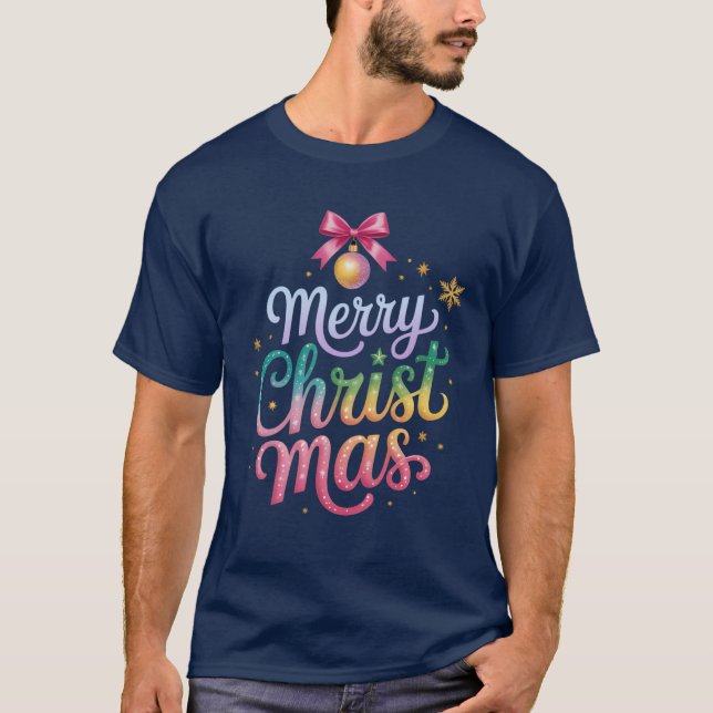 Camiseta Merry CHRISTmas friend (Anverso)