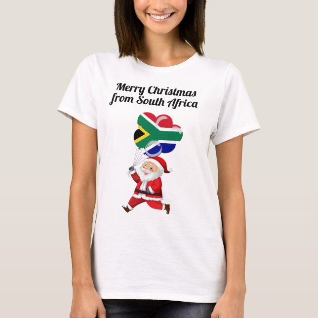 Camiseta Merry Christmas from South Africa (Anverso)