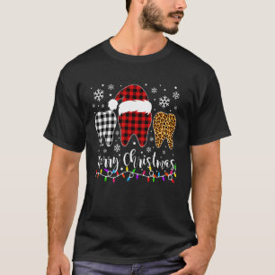 Camiseta Merry Christmas Funny Dental Navidades